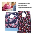 thumbnail image 3 of Rdeghly Adult Bib, Clothes Protector Bib,Adult Waterproof Mealtime Bib Double Layer Elder Dinning Clothes Protector, 3 of 8