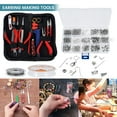 thumbnail image 2 of Jewellery Making Kit Jewellery Beading Making Kit Finding Starter Set Repair Tools Bracelets Earrings DIY Handmade, 2 of 10
