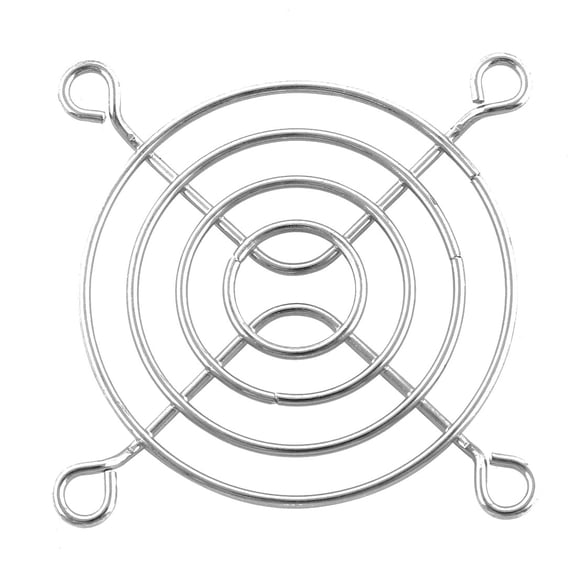 Unique Bargains Metal Wire Finger Grill for 60mm 6cm CPU DC Fan PC Guard Protector Silver Tone