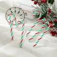thumbnail image 3 of 40 Pcs Fake Candy Cane Christmas Ornaments,Red and Green Crutch Candy Xmas Tree Hanging Plastic Twisted Candy Decorations for Indoor Outdoor Holiday Party Supplies By Scheam, 3 of 7