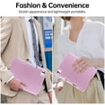 thumbnail image 6 of Dteck for iPad Air 13 Inch Case (M3/M2-2025/2024), iPad Pro 13 (2024) Case, iPad Pro 12.9 Inch Case (2022-2018),Hybrid Shockproof Translucent Protective Cover with Built-in Pencil Holder,Pink, 6 of 6