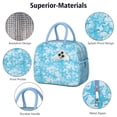 thumbnail image 4 of Lunch Bag Lunch Box for Women Reusable Insulated Lunch Bags,Water-Resistant Ocean Starfish Map Blue Cooler Lunch Tote Bag, Large Capacity for Work Travel Picnic, 4 of 6