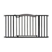 Summer Decorative Wood & Metal Gate (Taupe/Gray)