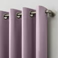 thumbnail image 3 of Sun Zero Ludlow 1-Piece Energy Saving Blackout Grommet Curtain Panel, 54"x95", Lavender, 3 of 10