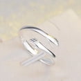 thumbnail image 4 of Jumpingount Anillo amor inoxidable personalizar presente anillos de dedo simples ajuste señora joyería hombre pareja boda compromiso regalo Ropa, zapatos y accesorios Miscelánea Jumpingount AP014894-01, 4 of 6