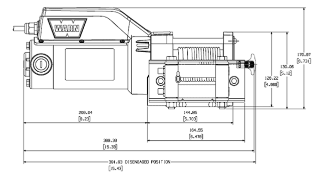 Warn 85330 1500 AC Winch