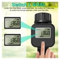 thumbnail image 3 of Digital Water Flow Meter Measure Water Consumption Flow Rate for Outdoor Garden Watering ,Easy to Set Up, 3 of 7