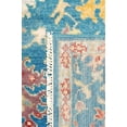 thumbnail image 5 of Pasargad Home Oushak Collection Wool Turquoise Area Rug- 6' 0" X  6' 1", 5 of 7