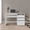 White, variant on Dublin Computer Desk with Three Storage Drawers and One Open Shelf Offering Practical Workstation