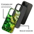 thumbnail image 4 of FKBRCL4U Compatible with iPhone 15 Matte Case, Abstract Green Liquid Swirling Alcohol Pattern for Girl Full Body Design Soft Silicone Drop Shock Scratch Protection for iPhone 15, 4 of 7