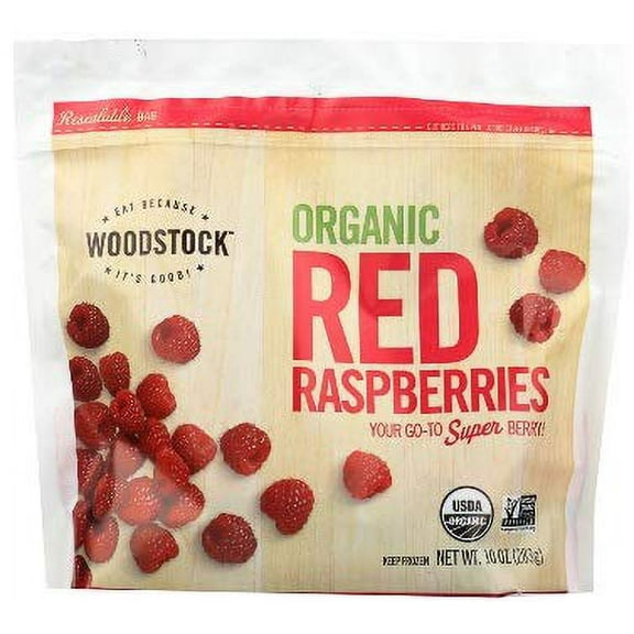 Woodstock Farms Organic Red Raspberry, 10 Ounce - 12 per case.