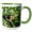 Green/White, variant on 3drose, White-faced Capuchin Monkey. Roatan, Bay Islands, Honduras, 11oz Two-tone Yellow Mug