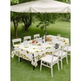 thumbnail image 4 of Outdoor Tablecloth with Umbrella Hole for Patio/Picnic/Party/Camping, Sunflowers Bee Waterproof Table Cloth Rectangle Table Cover Washable, Summer Watercolor Farmhouse Country Floral (60"x 84"), 4 of 8