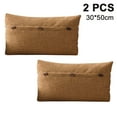 thumbnail image 1 of Set of 2 Decorative Linen Throw Pillow Covers Cushion Case Triple, 1 of 4