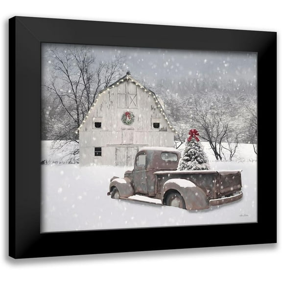 Deiter, Lori 14x12 Black Modern Framed Museum Art Print Titled - Whisper of Christmas