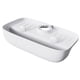 thumbnail image 1 of Tapete de grifo para fregadero de cocina, protector de fácil instalación, tapete de secado, protección eficiente Blanco, 1 of 8