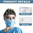thumbnail image 5 of Jiueut Black Cat Nurse Button Headband Nursing Headbands for Women Non Slip Women's Workout Headbands Non Slip Sport Sweatbands Yoga Hairbands Sport Headband Sweat, 5 of 7