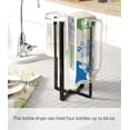 thumbnail image 5 of Yamazaki Home Collapsible Bottle Dryer, Black, Steel, Water Resistant, No Assembly, 5 of 8