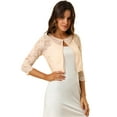 thumbnail image 1 of INSPIRE CHIC Cardigan Court en Dentelle Florale pour Femmes, 1 of 6