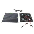 price crash Solar Panel Fan Kit Waterproof Monocrystalline Silicon
