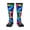 2 Black-1, variant on Women's Knee High Socks Colorful Splatter Paint Thermal Soft Knee Long Socks