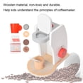 thumbnail image 4 of Coffeemaker Toy, Wooden Simulation Kitchen Cooking Coffee Maker Machine Play House Toy For Children, 4 of 8