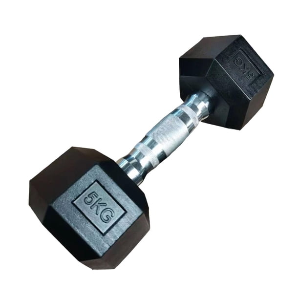 koolsoo Hex Dumbbell 5kg Ergonomic Handle Women Hand Weights for