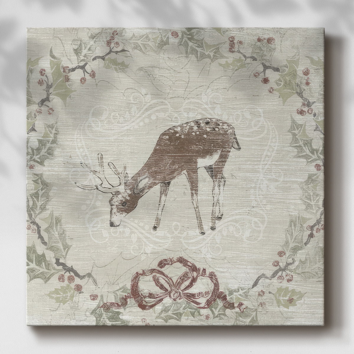 Cabin Christmas VI- Gallery Wrapped Canvas