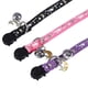 thumbnail image 4 of Dinheiro Collar de algodón para Gato Collar de Gato extraíble con Lazo para Mascotas con pequeñas Flores Lindas, 4 of 5