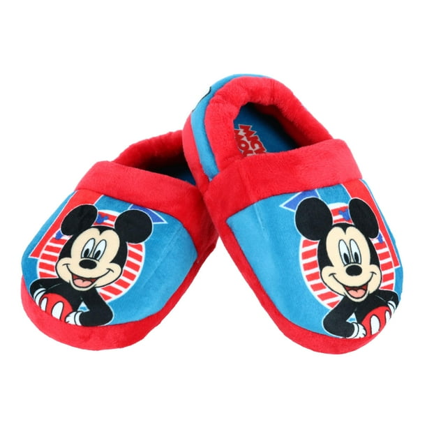 Mickey mouse hotsell slippers walmart