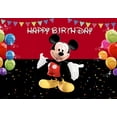 thumbnail image 3 of Disney dibujos animados Mickey Mouse niños feliz 1er cumpleaños fiesta fondo decoración Baby Shower fotografía Banner, 3 of 5