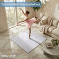 thumbnail image 2 of FlooringInc Practice Dance Tile Kits With Edging, 49 Tiles, 7' x 7'' Area, White, 2 of 9