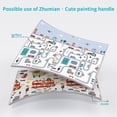 thumbnail image 5 of Foldable Baby Play Mat for Crawling, MIIRR Extra Large Play Mat for Baby, Waterproof Non Toxic Anti-Slip Reversible Foam Playmat for Baby Toddlers Kids, 79" x 71" x 0.4", 5 of 6
