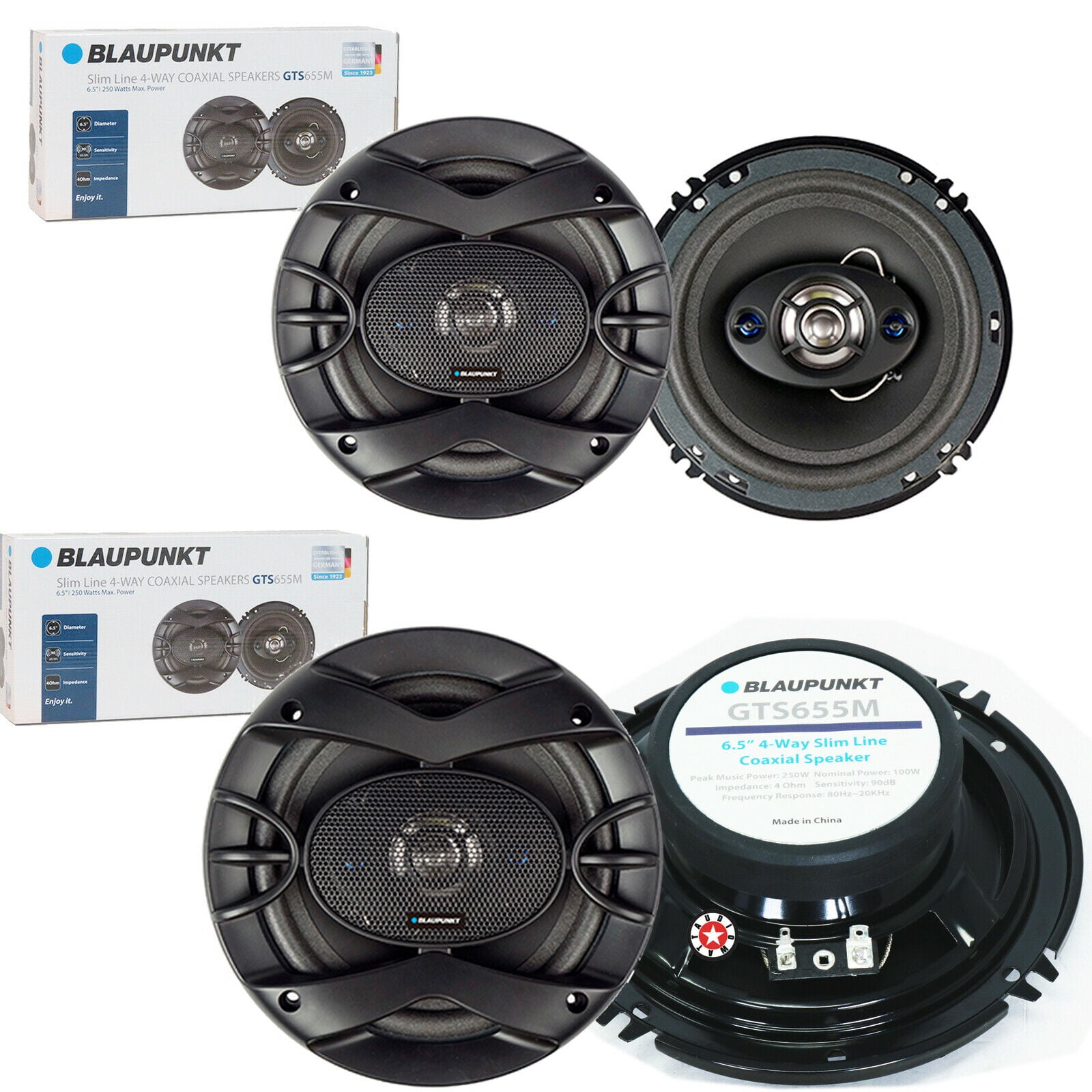 Blaupunkt GTX690 6X9" 4-Way Coaxial Speaker 450W Max 