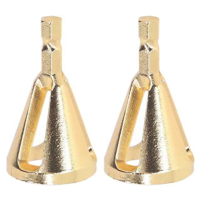 Herramienta de desbarbado de chaflán, 2 piezas de desbarbado de chaflán externo Herramienta de desbarbado de chaflán externo de metal Funcionalidad de alta precisión