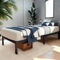 Reliancer 2 Pack Twin XL Bed Frame 14 Inch Platform Frame with Heavy