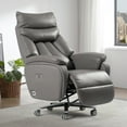 thumbnail image 5 of Kinnls Coast Fully Reclining Modern Minimalist Ergonomic Office Chair (Gray）, 5 of 16