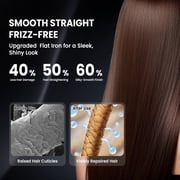 NEXPURE Professional Ionic Travel Flat Iron Hair Straightener with Adjustable Temp & Dual Voltage