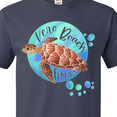 thumbnail image 4 of Inktastic Vero Beach, Florida Swimming Sea Turtle with Bubbles T-Shirt, 4 of 5