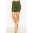 thumbnail image 3 of Women High Waist Solid Yoga Shorts Side Mesh for Side Pocket, 3 of 3