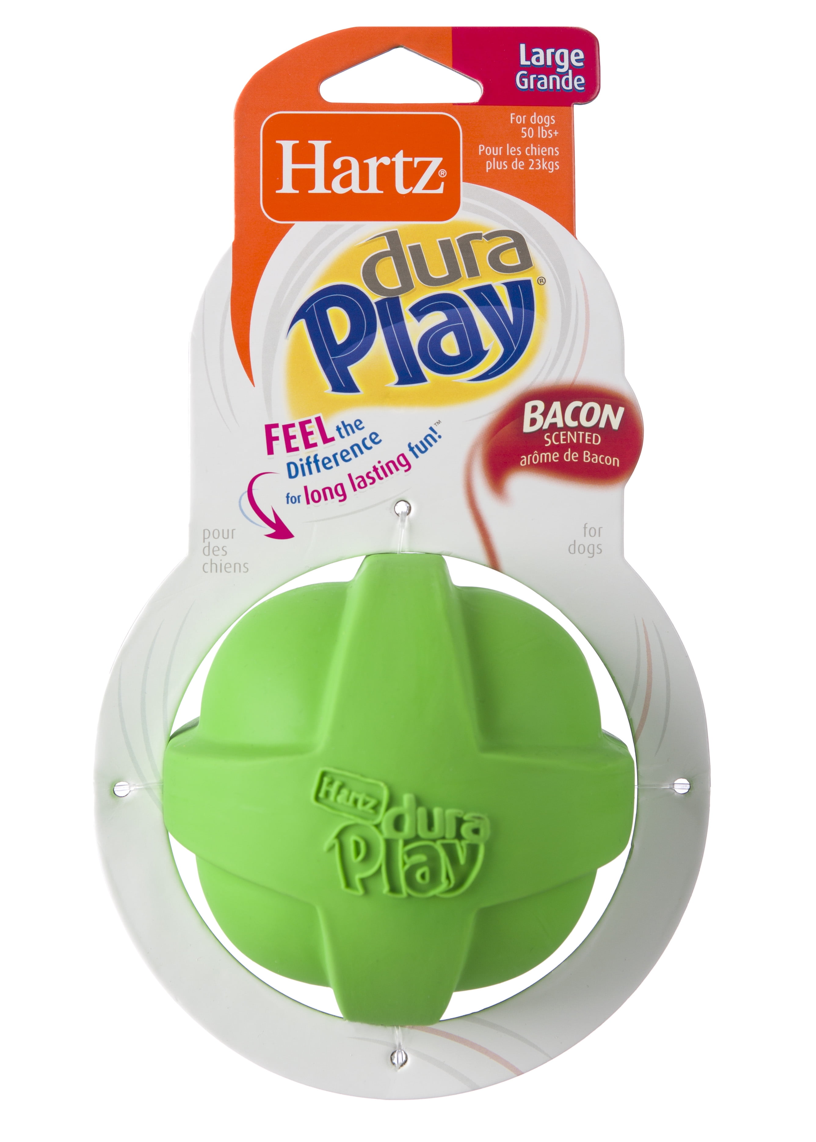 hartz dura play bacon scented dog toy