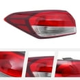 thumbnail image 5 of Left Side Outer Tail Light Halogen Taillamp Tail Light Assembly Red 12V For 2017 2018 Kia Forte Sedan, 5 of 18