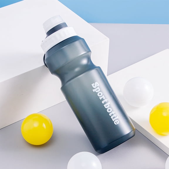 Sports Water Bottle 750ml Large Capacity Leakproof Plastic BPA-Free Portable Reusable Drinkware for Cycling Running Gym Fitness Outdoor Activities Hydration Bottle with Carabiner