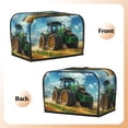 thumbnail image 3 of Lsque Green Tractor Field Print 2 Slice Toaster Cover , Kitchen Appliance Dustproof Protector , Toaster Protector Dustproof Kitchen Appliance Cover, 3 of 7