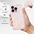thumbnail image 5 of for iPhone 11 Pro Case, Shockproof Soft TPU Back Case Dropproof Protection Phone Case Cover for iPhone 11 Pro (5.8 inch), Blue Butterflies & Pink Flowers, 5 of 14