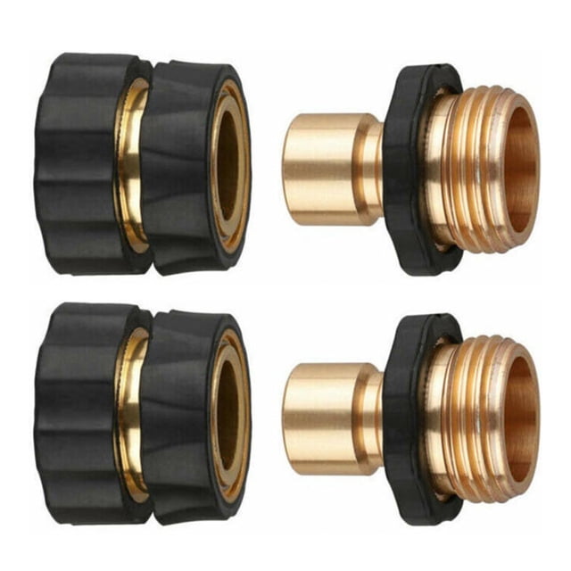 SHISUYAN 2 Pairs Garden Hose Fitting Quick Connector Water Hose Adapter Hose Attachments