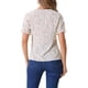 thumbnail image 3 of INSPIRAR CHIC Blusa Floral de Manga Corta con Cuello Peter Pan y Volantes L Blanca, 3 of 6