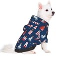 thumbnail image 2 of Fotbe Cartoon Lighthouse Sudadera con Estampado para Perros Pequeños – Suéter con Capucha para Mascotas, Tela Suave de Forro Polar con Bolsillo-Medium, 2 of 7