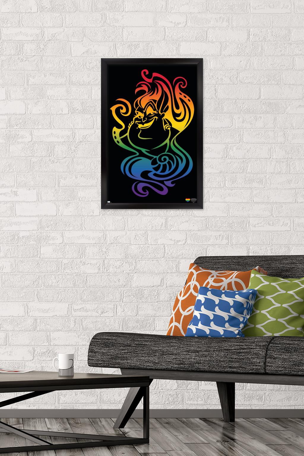 Disney Villains - Ursula Pride Wall Poster, 14.725" x 22.375" Framed