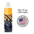 thumbnail image 4 of Schipperke Candy Cane Holiday Christmas Ultra Hugger for slim cans, 4 of 6